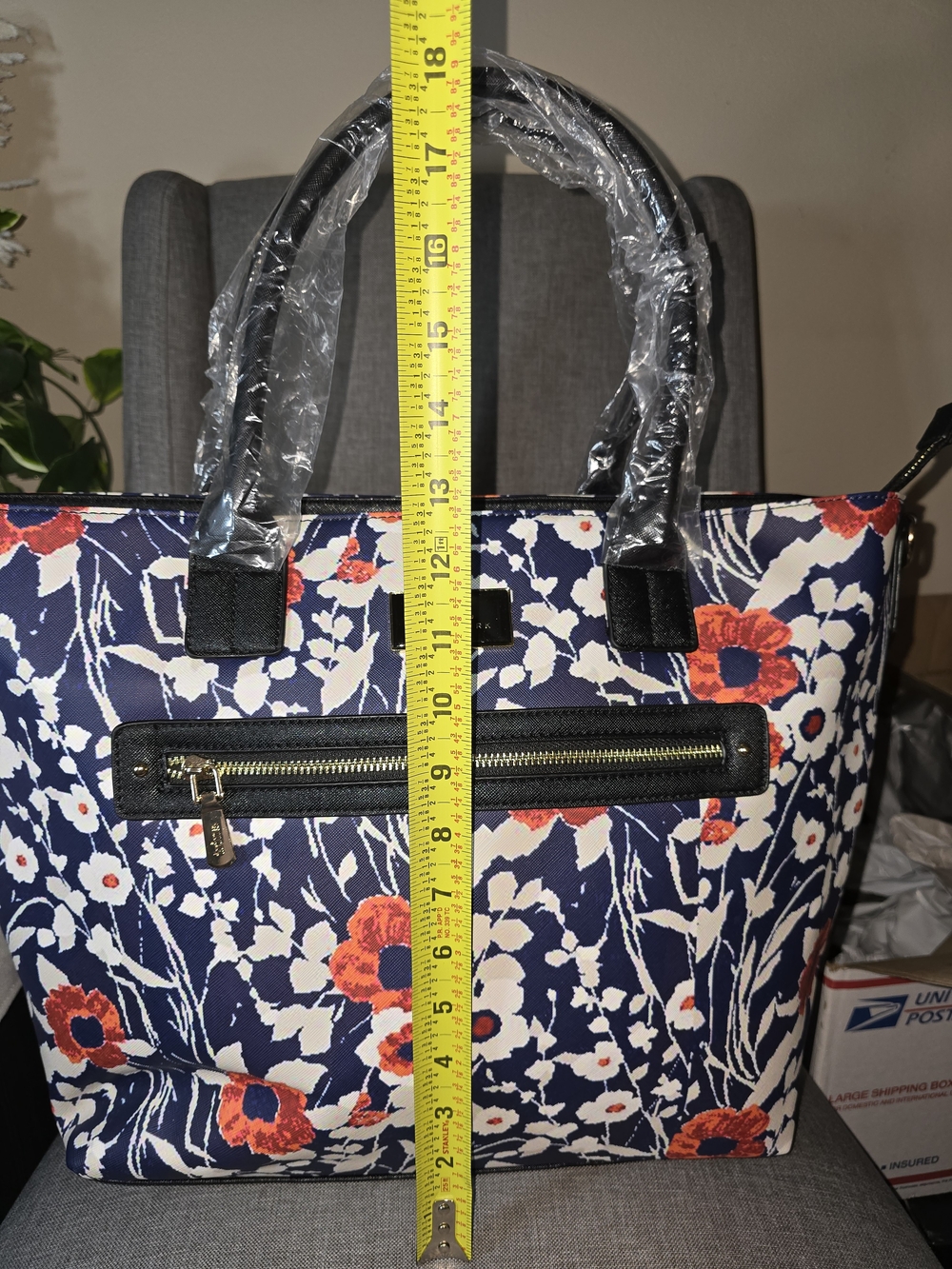 Trina Turk Large Tote Bag 'Jardin De Paris' Floral - Picture 11 of 14